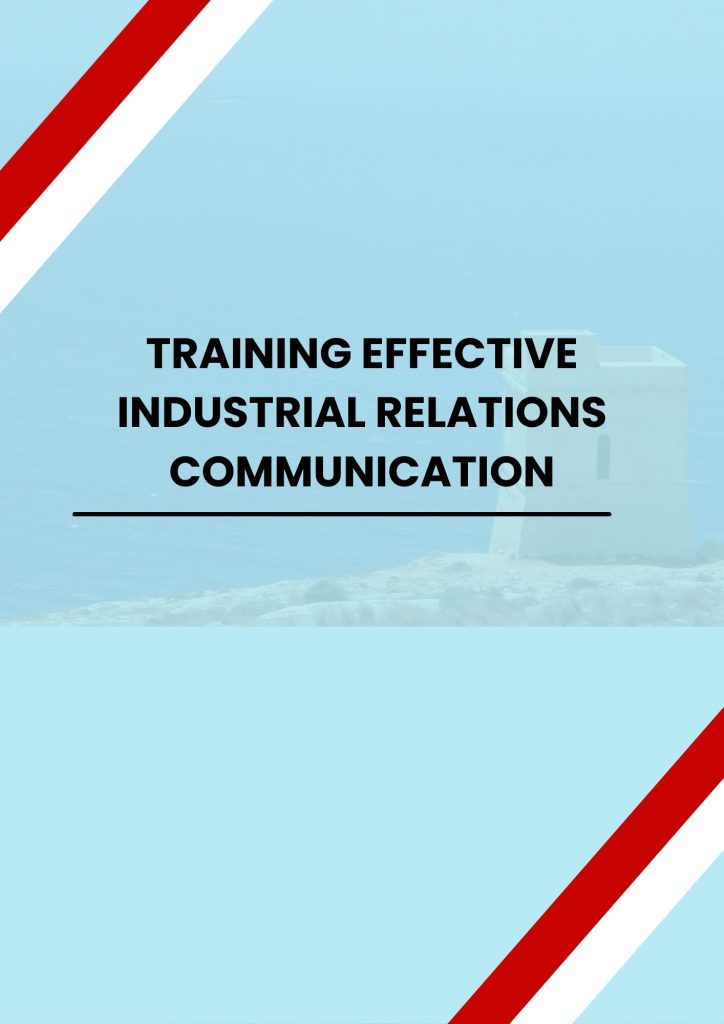 pelatihan EFFECTIVE INDUSTRIAL RELATIONS COMMUNICATION di jakarta