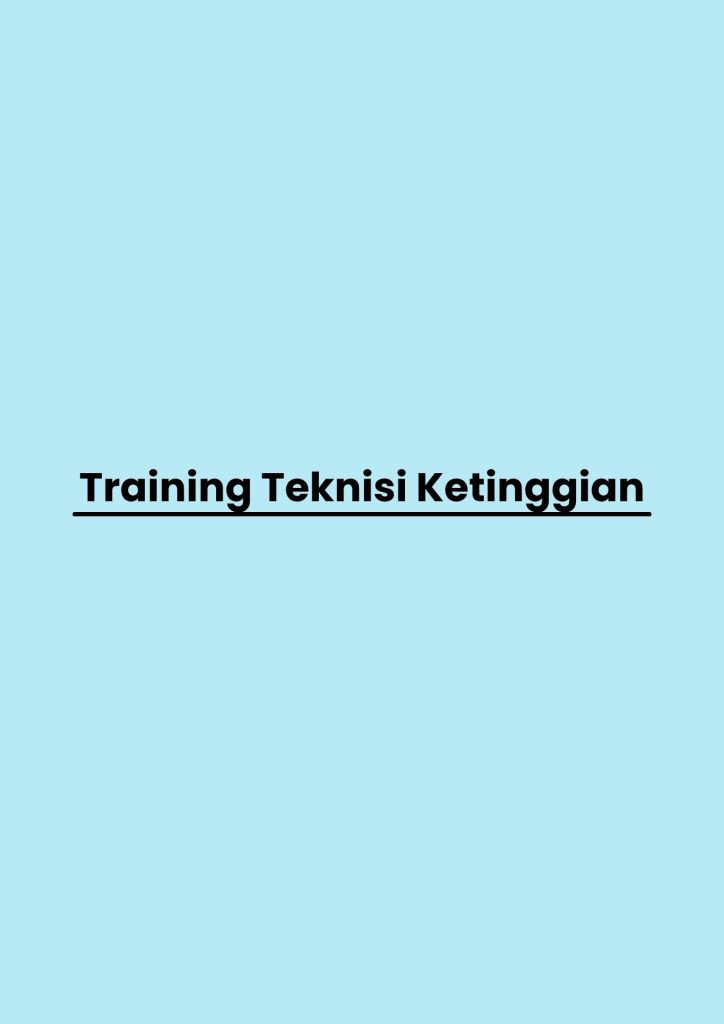 pelatihan Teknisi Ketinggian di bali