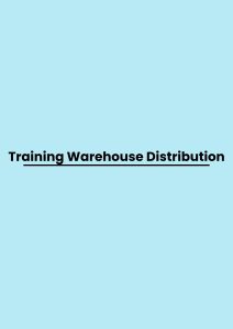 Training Warehouse Distribution pelatihan Warehouse Distribution di bali