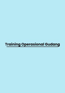 pelatihan Operasional Gudang di bali