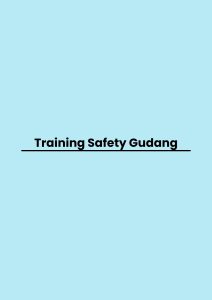 Training Safety Gudang pelatihan Safety Gudang di bali