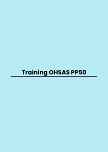 Training OHSAS PP50 pelatihan OHSAS PP50 di bali