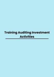 pelatihan Auditing Investment Activities di bali