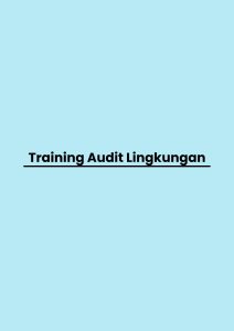 pelatihan Audit Lingkungan di bali