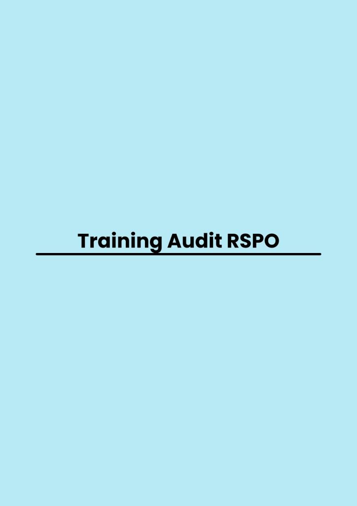 pelatihan Audit RSPO di bali