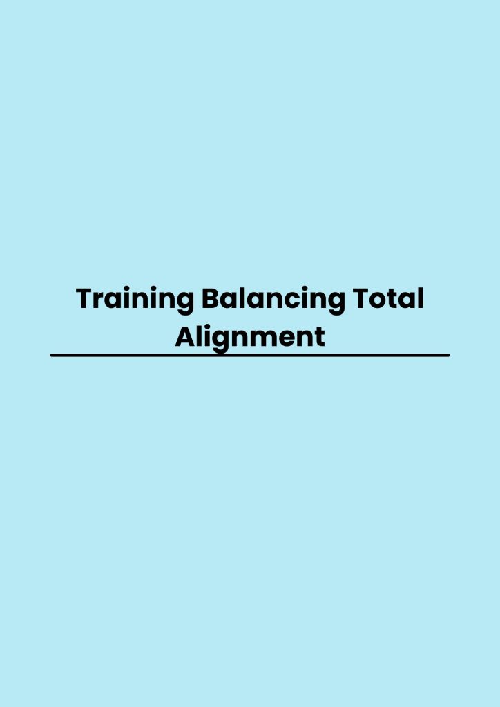 pelatihan Balancing Total Alignment di bali