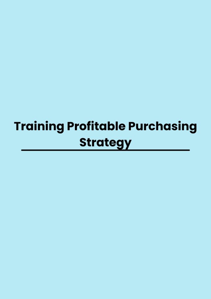 pelatihan Profitable Purchasing Strategy di bali
