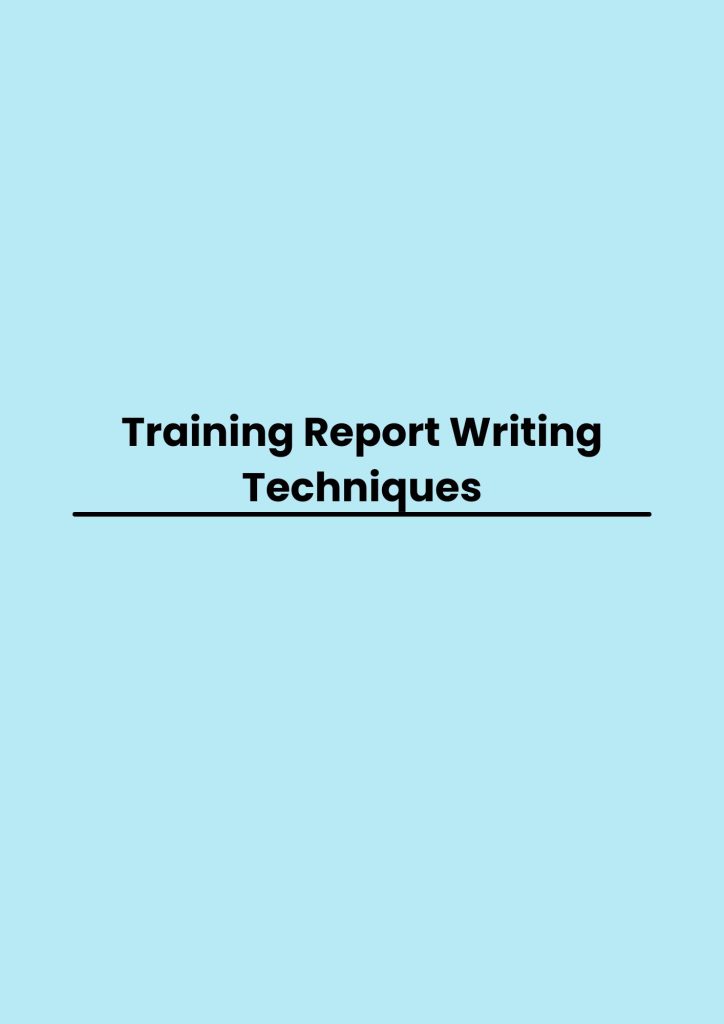 pelatihan Report Writing Techniques di bali