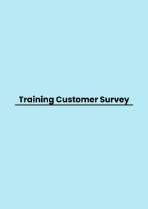 Training Customer Survey pelatihan Customer Survey di bali